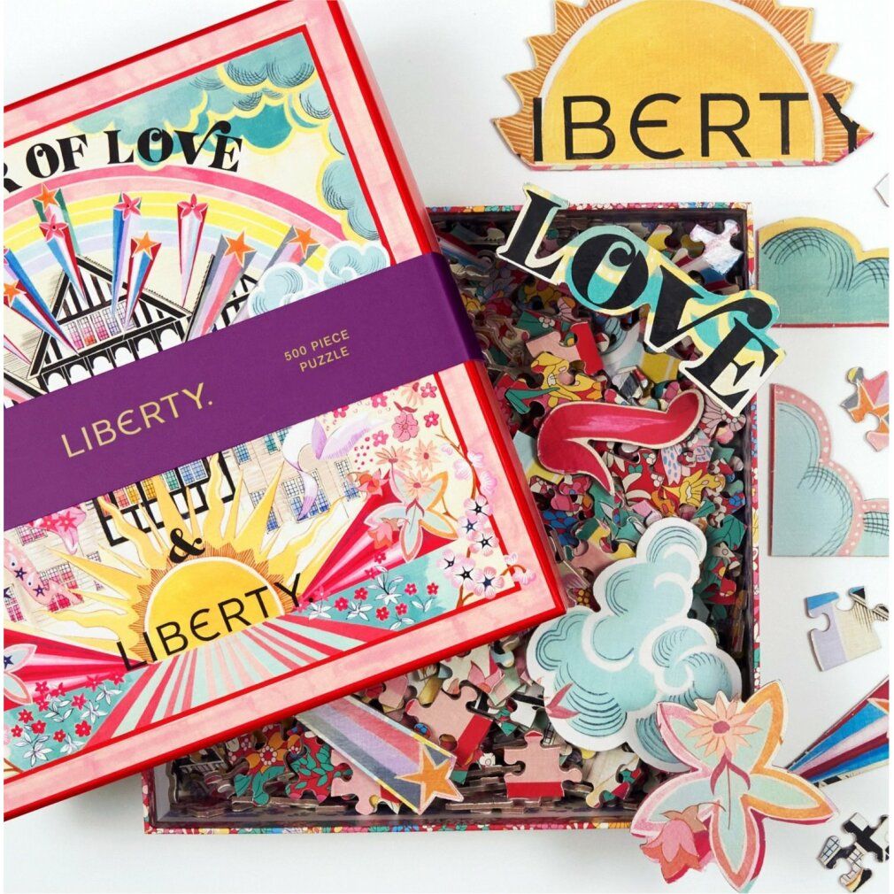 galison puzzle reversibile 2in1 Liberty: il potere dell'amore 500 pezzi