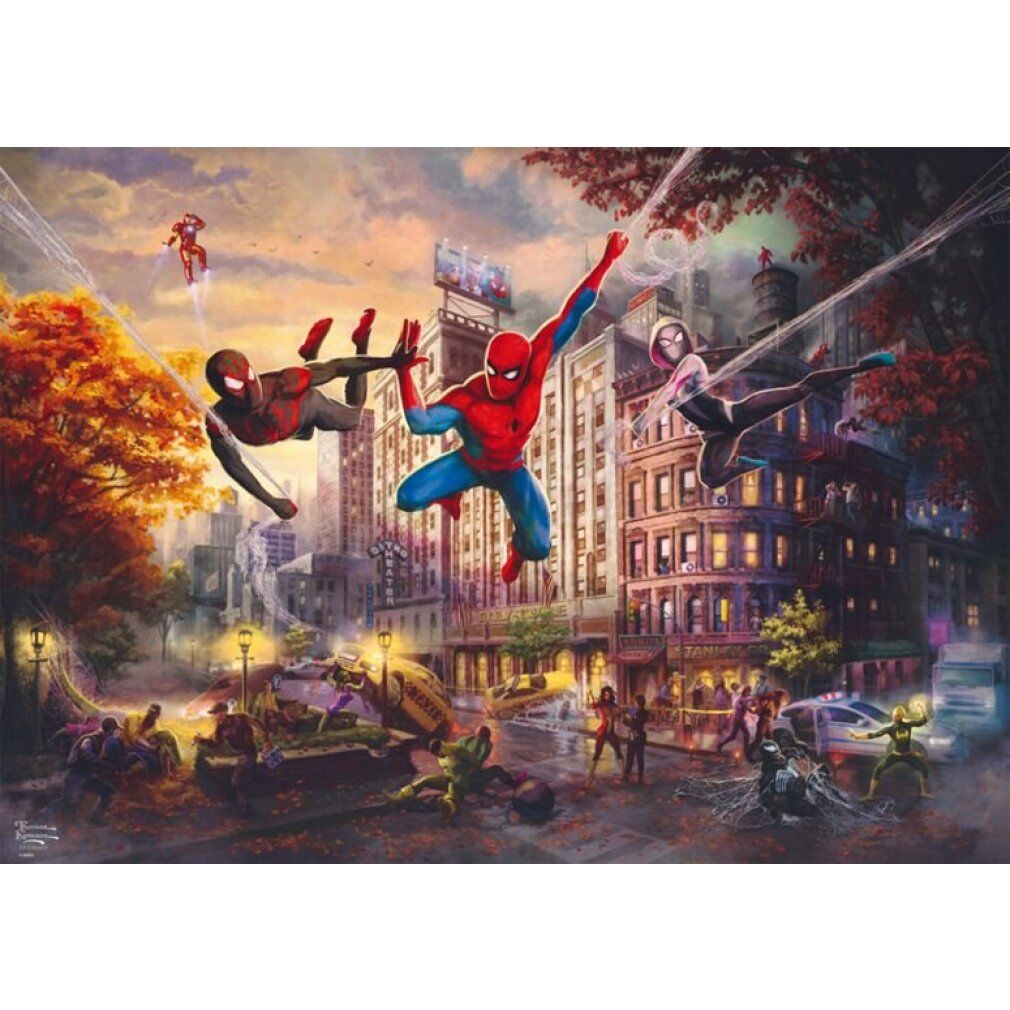 Studi Thomas Kinkade: Marvel Spider-Man & Friends - l'Alleanza Definitiva (1000 pezzi)