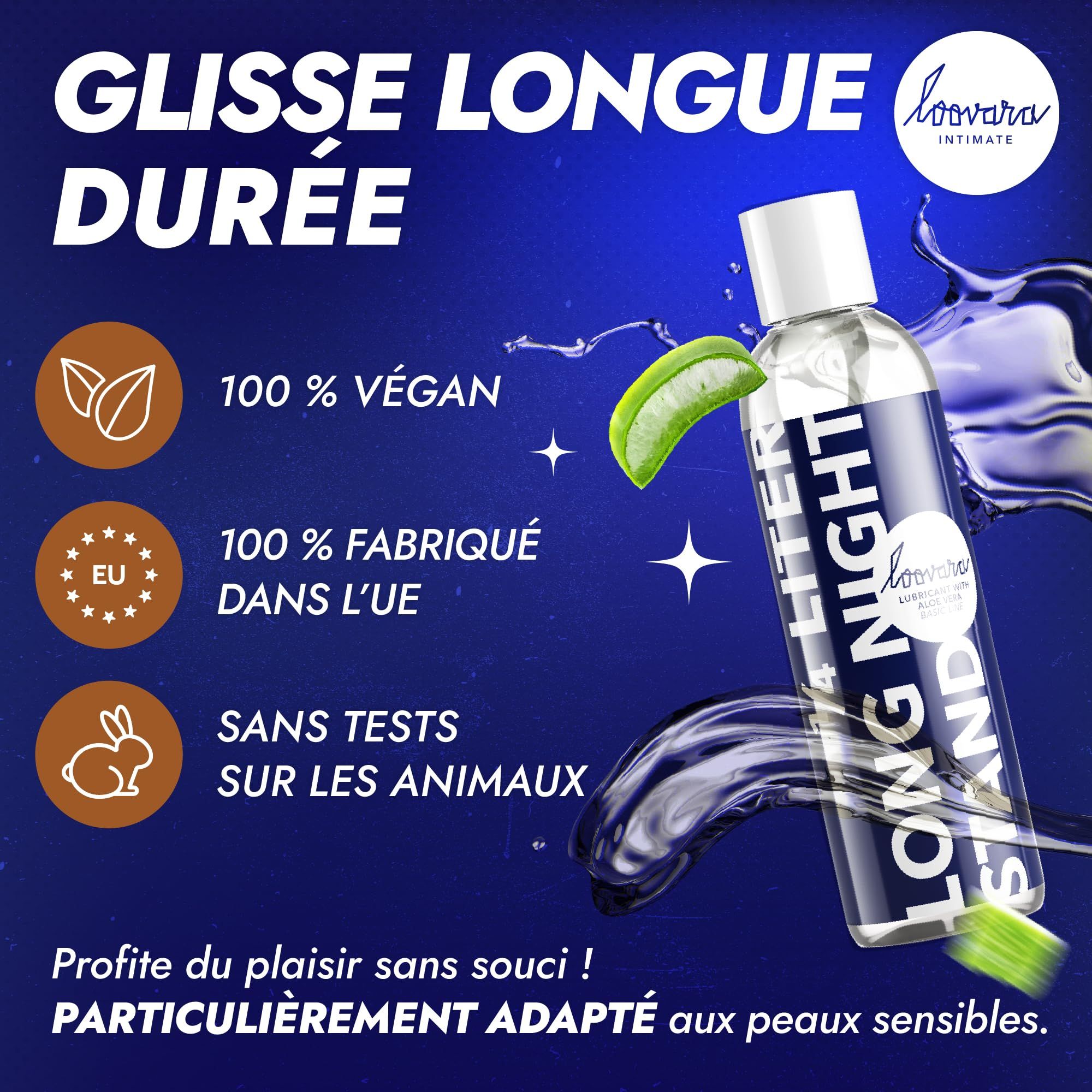LOOVARA 1/4 Litro Long Night Stand: 100% vegan, prodotto UE, cruelty-free.