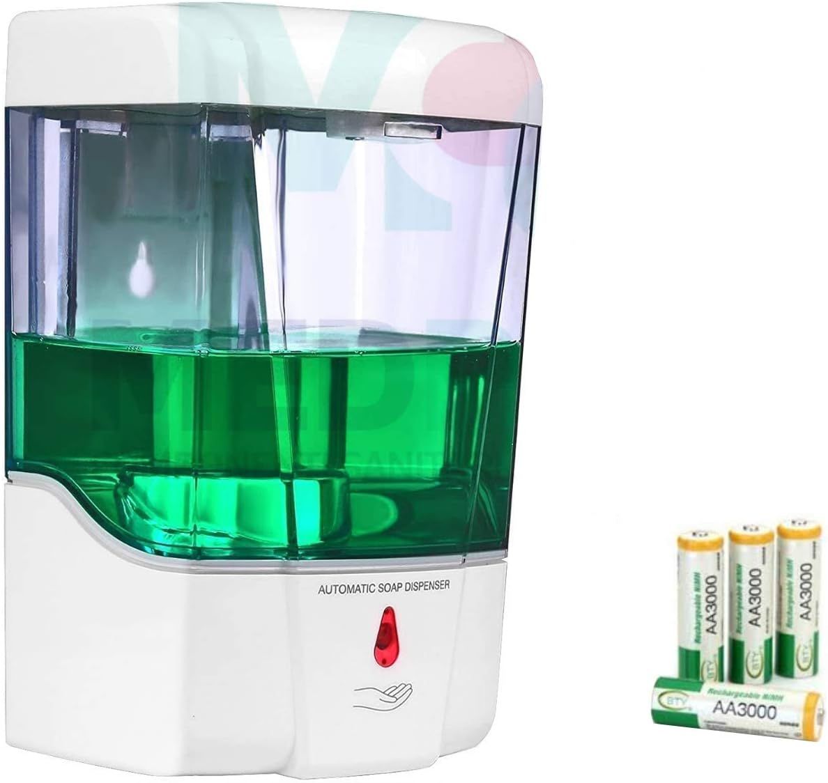 Distributore di Sapone Automatico a Muro Dosatore Sapone