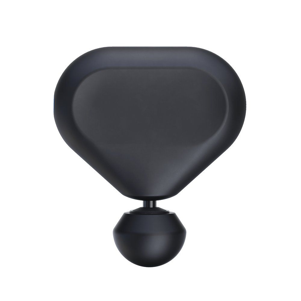 Massaggiatore nero, forma ovale, con testa rotonda. Nessun altro dettaglio.