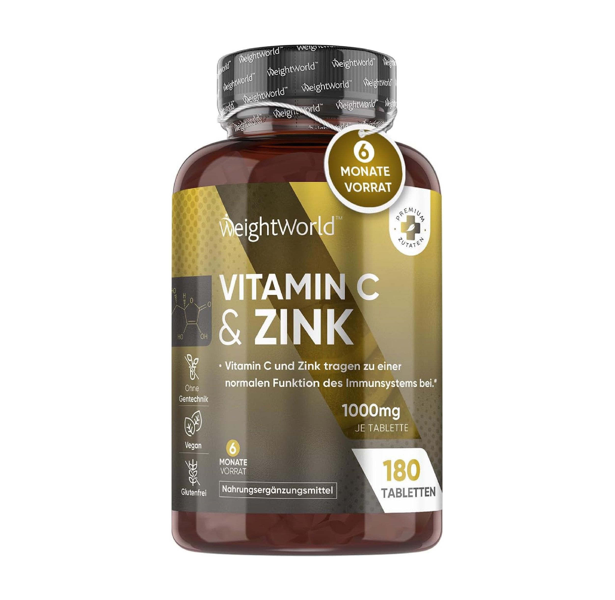 Compresse di Vitamina C con Zinco WeightWorld