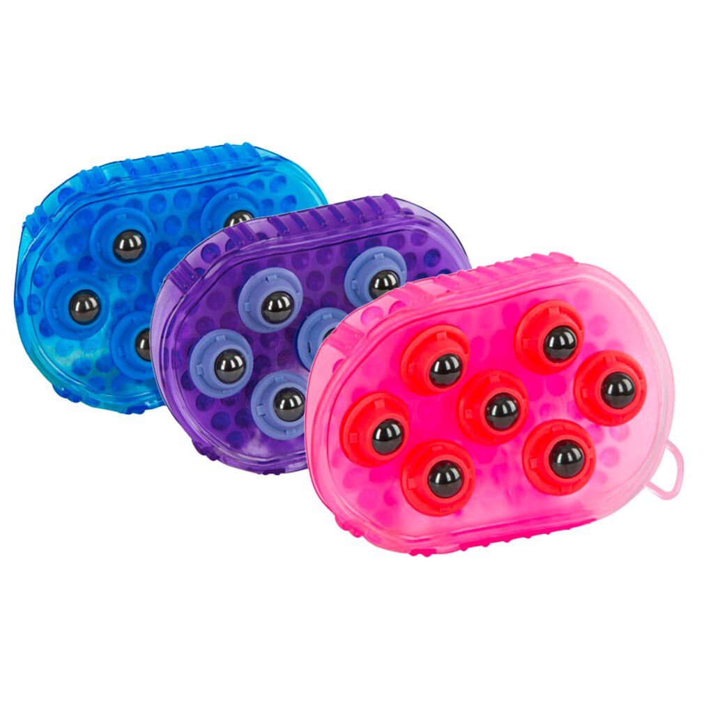 Spazzola magnetica per massaggio viola