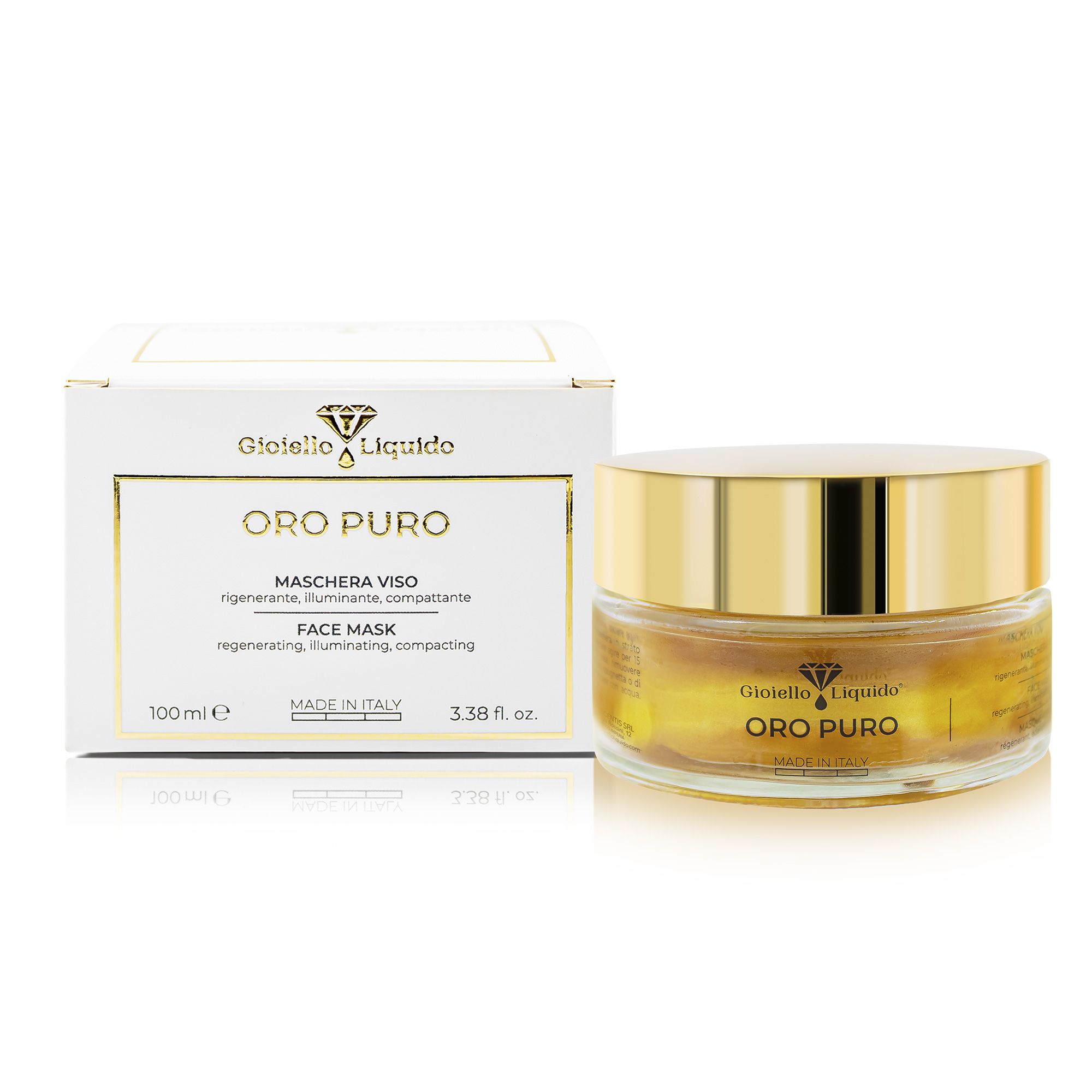 Gioiello Liquido Maschera Viso "Oro Puro"