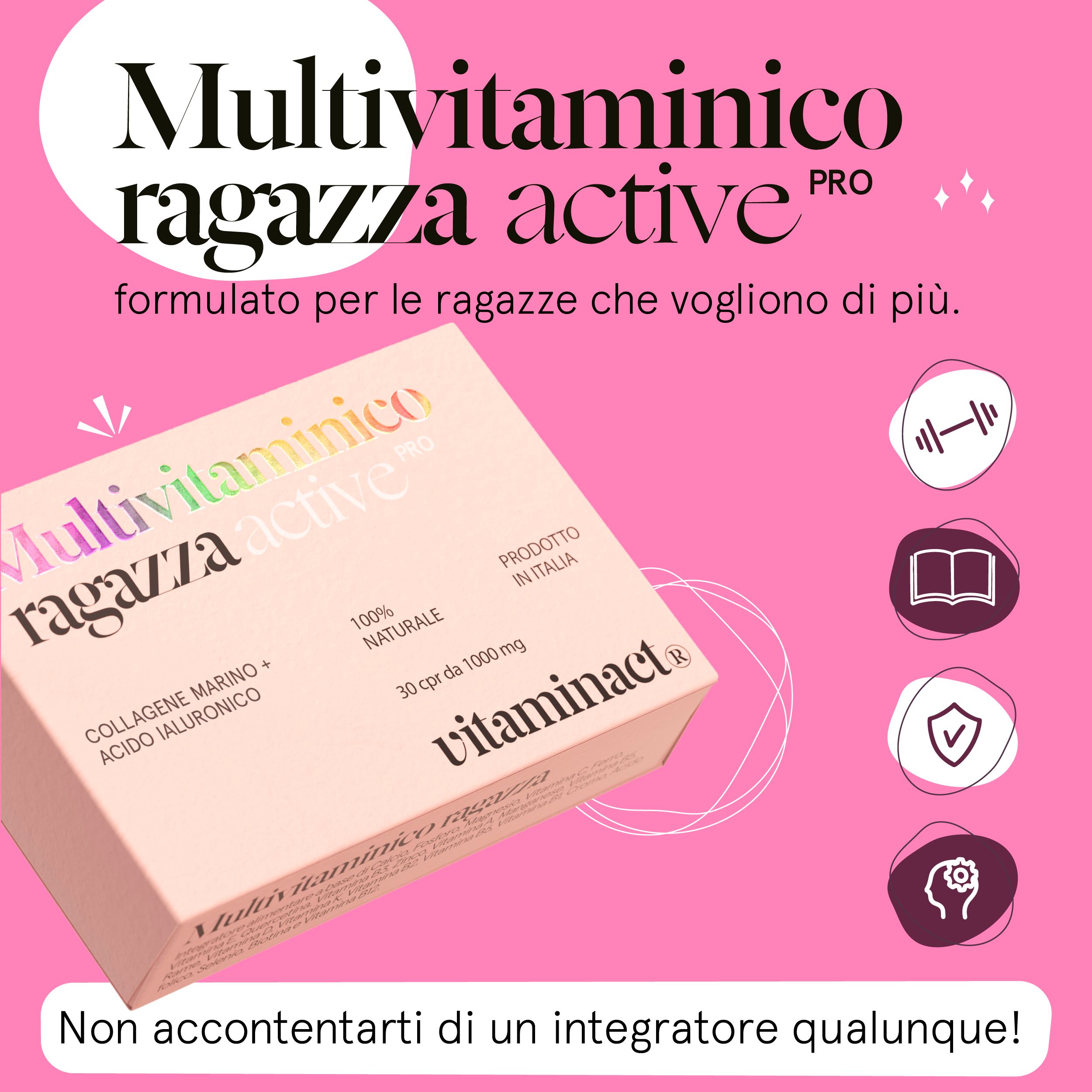 Vitaminact - Multivitaminico Ragazza Active pro