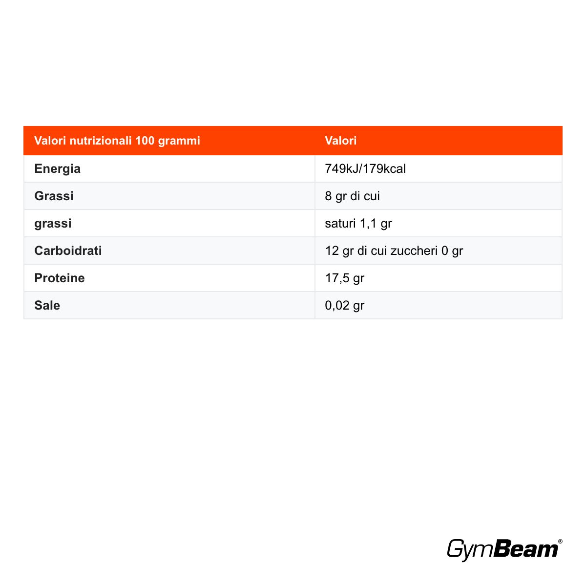 GymBeam Vanavita Tempeh BIO senza zuccheri