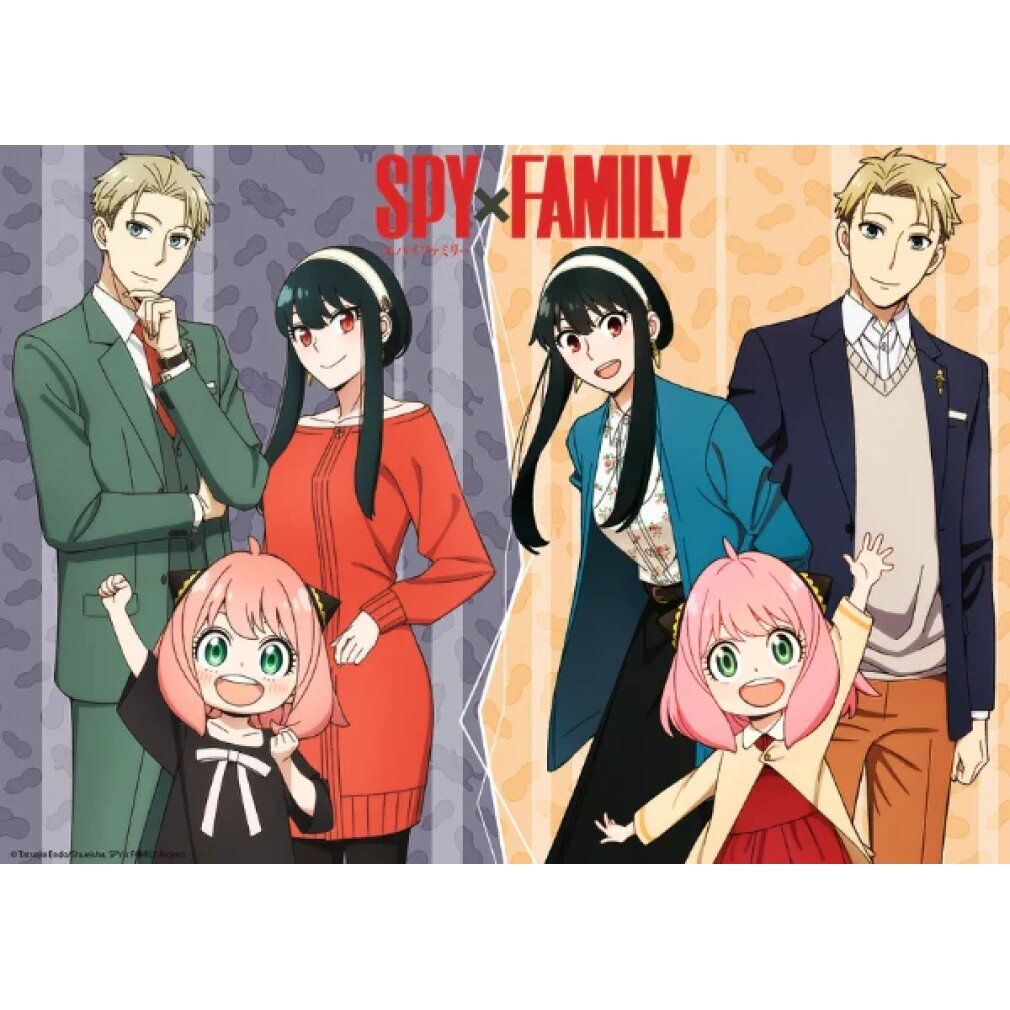 Spia x Collage di puzzle di famiglia (1000 pezzi)