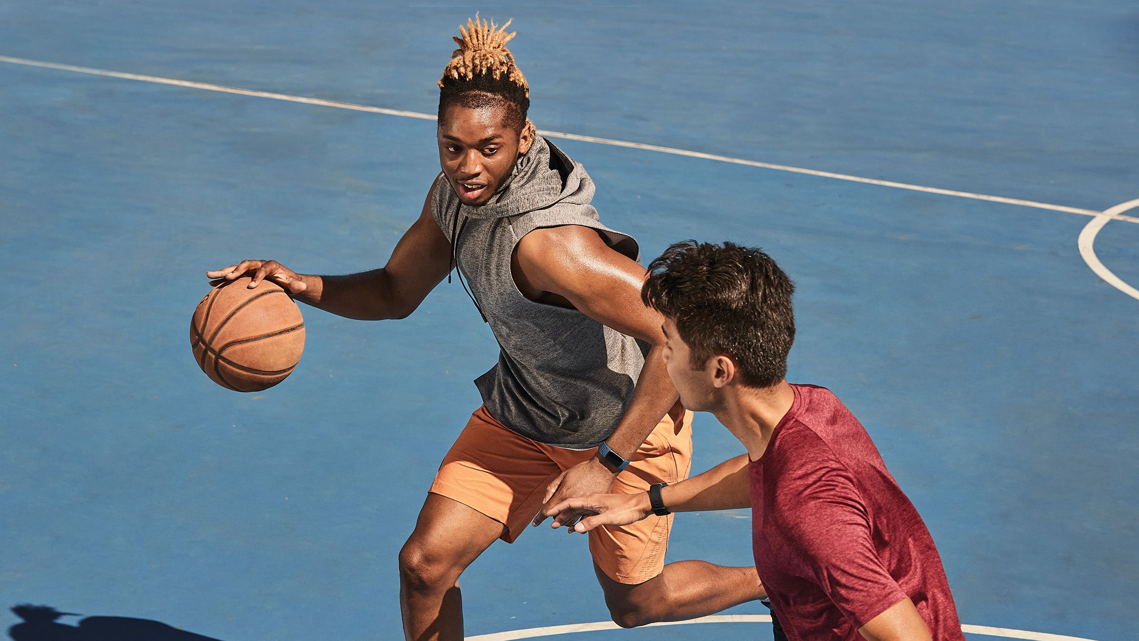 Fitbit Charge 5 AMOLED Braccialetto per rilevamento di attività Blu, Acciaio inox