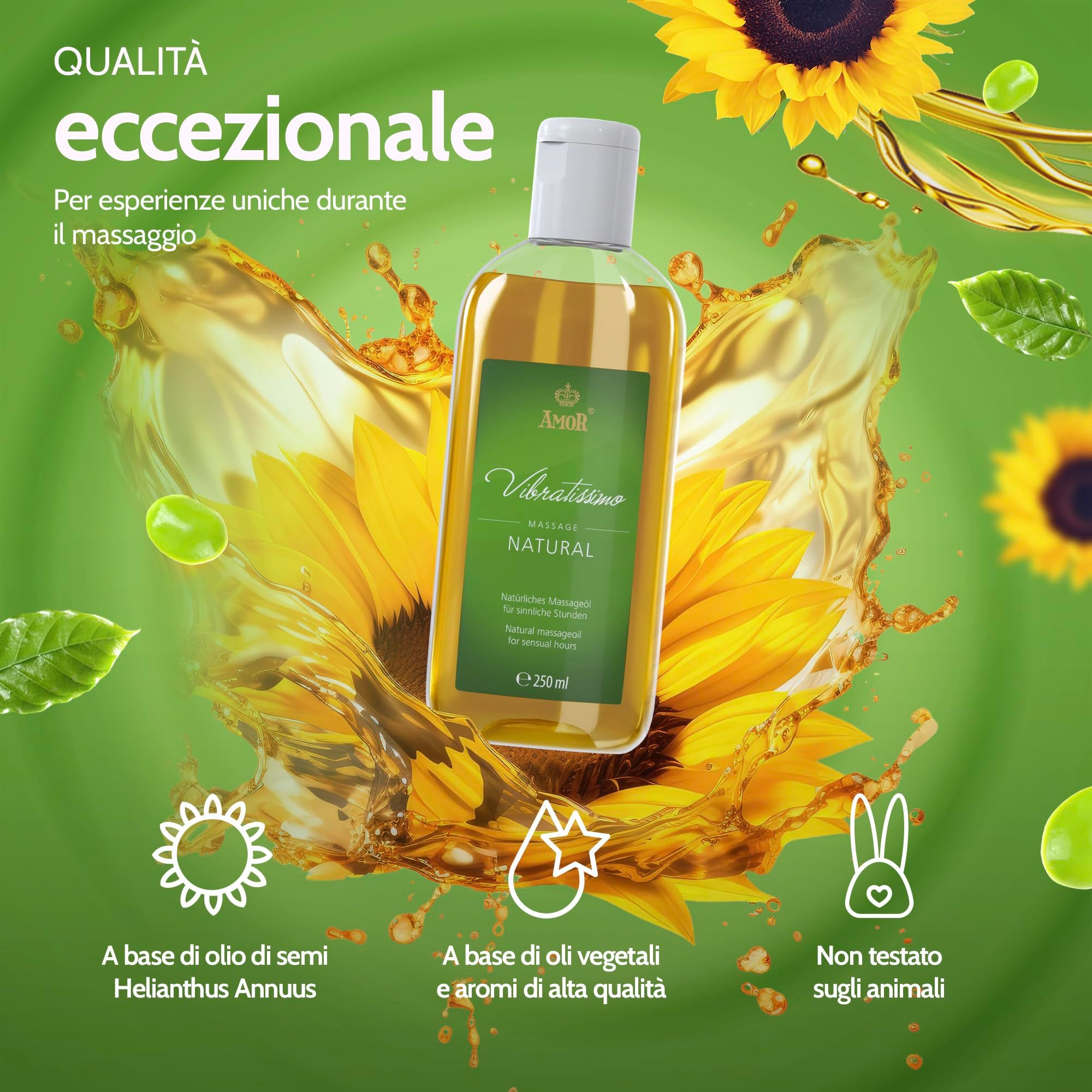 Vibratissimo Olio da Massaggio Natural