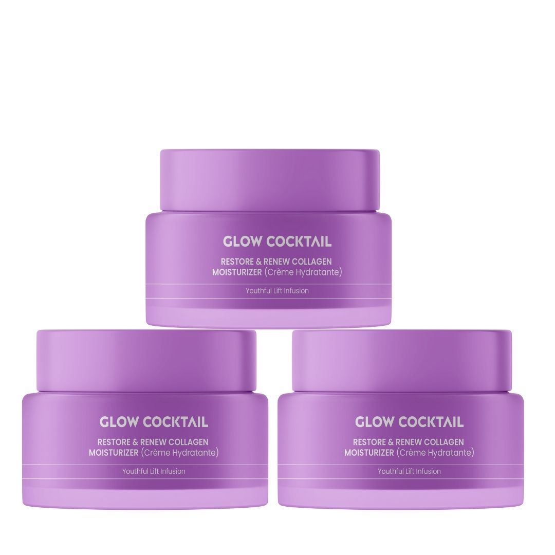 Glow Cocktail Trio idratante al collagene Restore & Renew